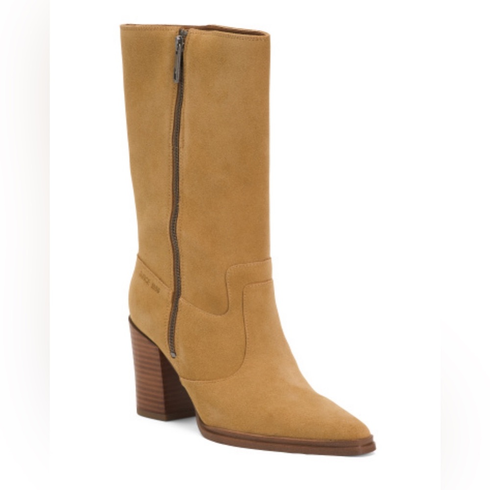FRANCO SARTO SUEDE JAXON MID SHAFT BOOTS